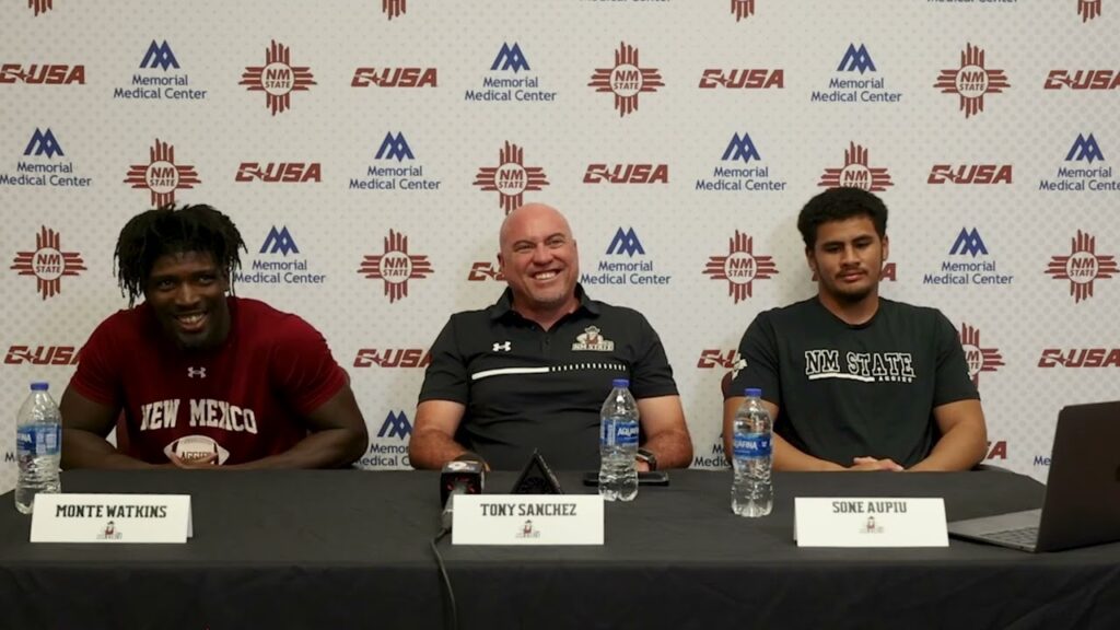 nm state football weekly press conference