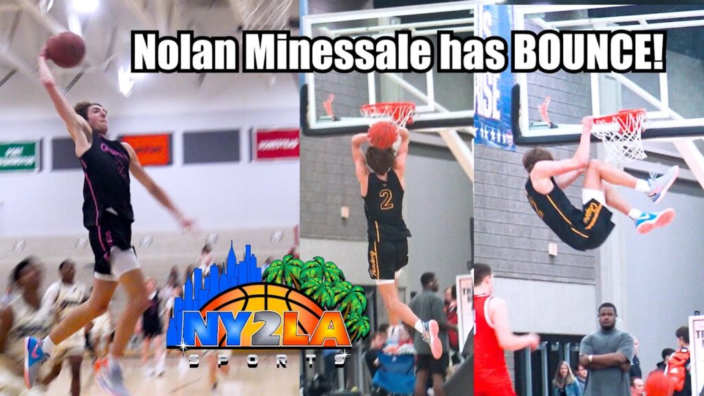 nolan minessale has bounce spring highlights with chapman basketball academy