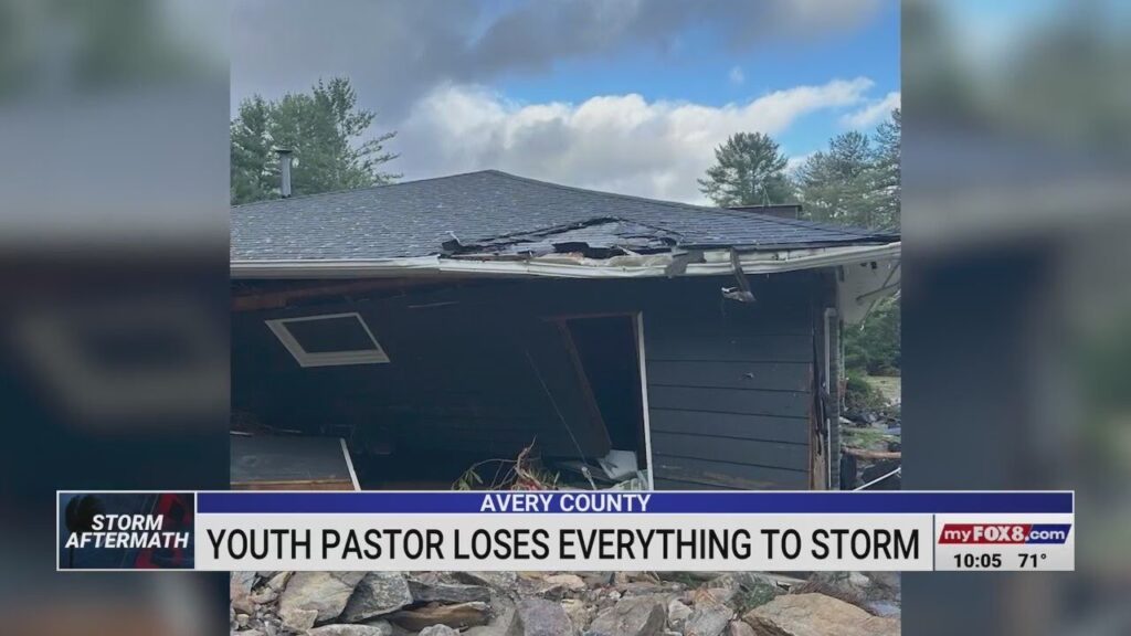 north carolina youth pastor loses everything in storm