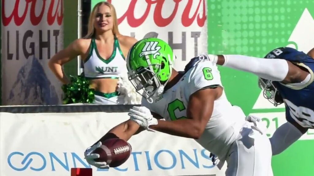 north texas football all conference running back ikaika ragsdale 6 sophomore year