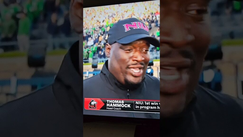 northern illinois university huskies believed post game interview leaving everyone in tears