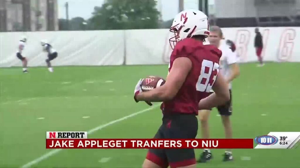 nreport jake appleget transfers to niu