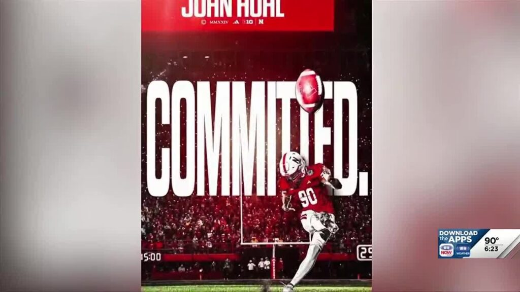 nreport nebraska football adds kicker john hohl