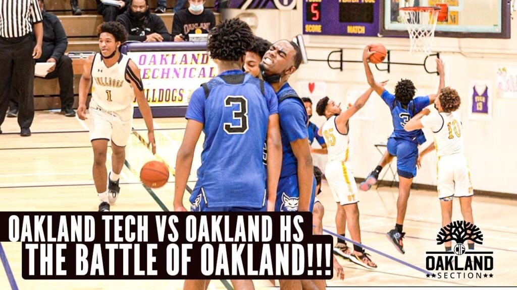 oakland tech vs oakland hs the battle of oakland money williams vs amaree muhammed crazy hyped