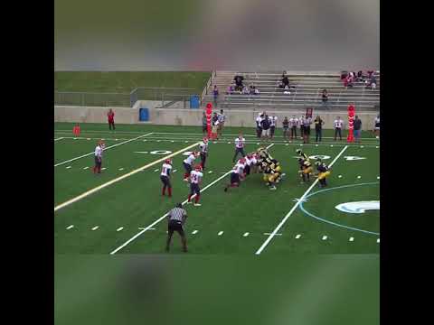 ocean brabbs 8th grade varsity washtenaw blue junior wolverines football highlights