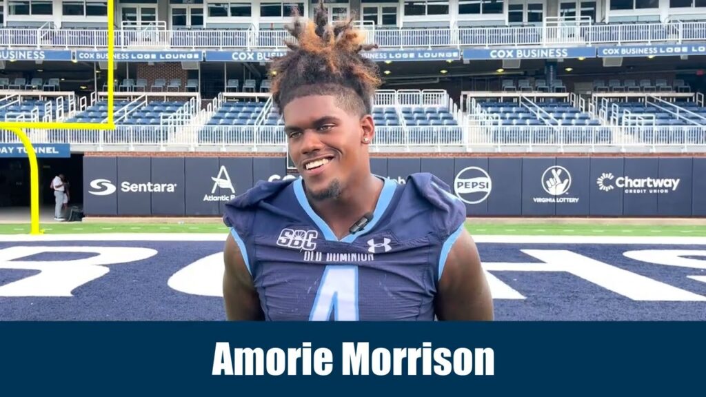 odu football media day 2024 de amorie morrison