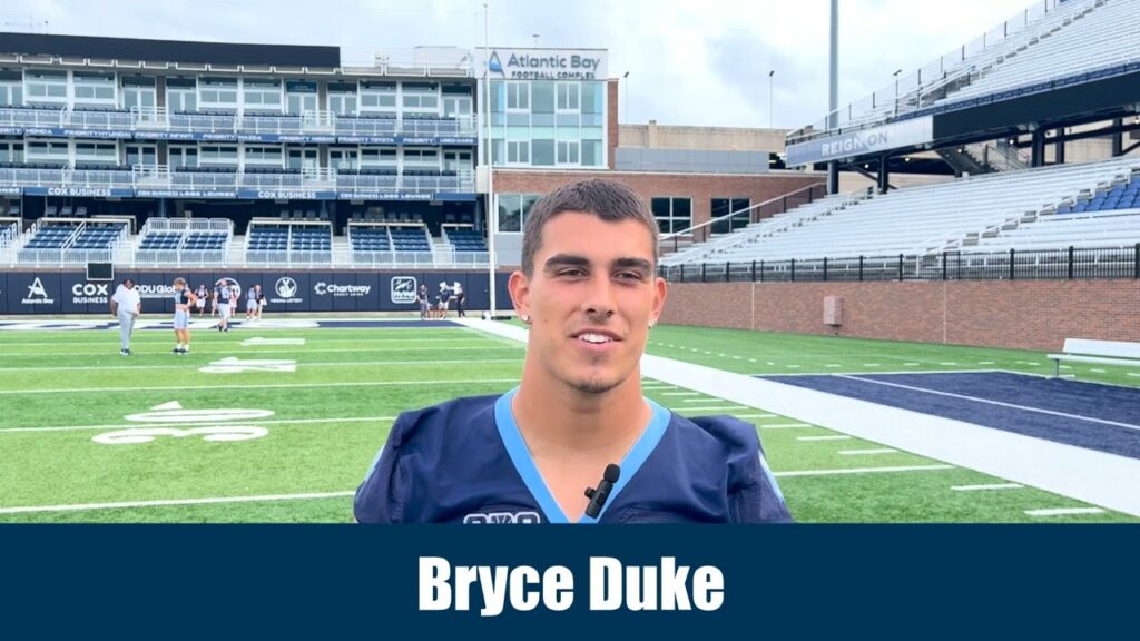 odu football media day 2024 rb bryce duke