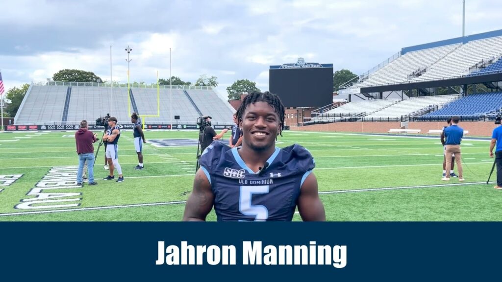 odu football media day 2024 s jahron manning