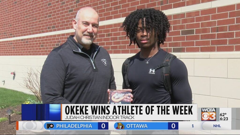 okeke wins athlete of the week