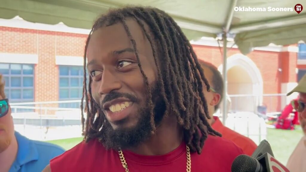 oklahoma football cb dez malone post practice interview 8 13 24