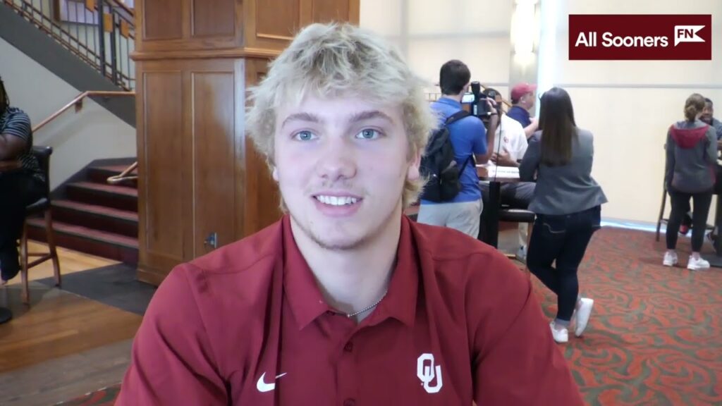 oklahoma football wr jacob jordan spring media day