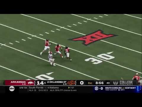 oklahoma state kale smith 73 yard pick