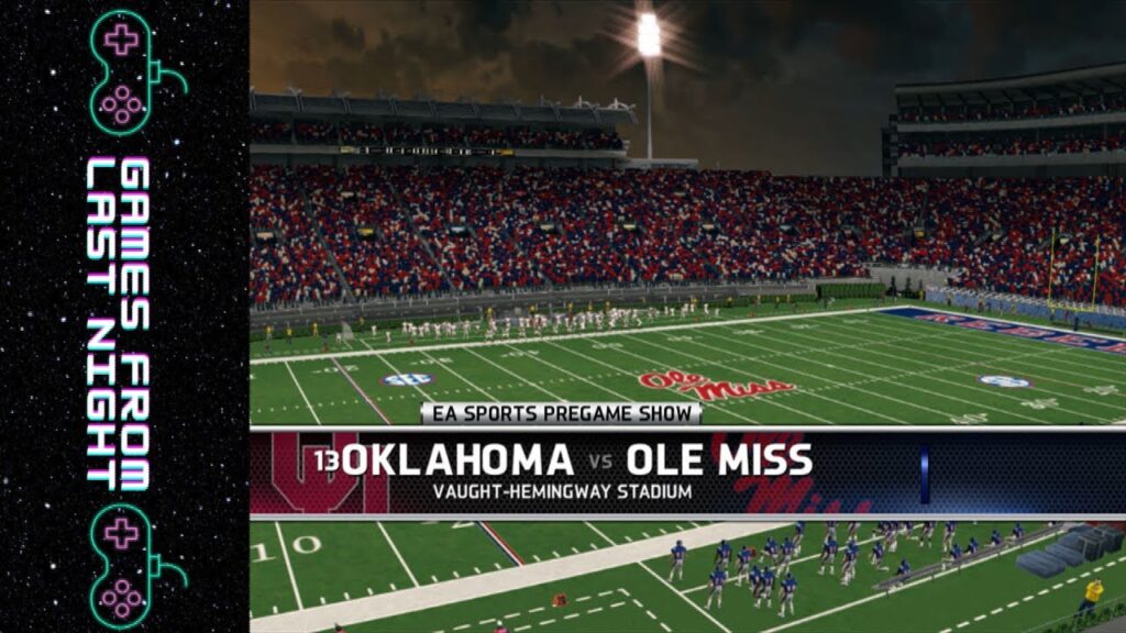 oklahoma vs ole miss 2024 season ea sports ncaa football 14 exhibition game