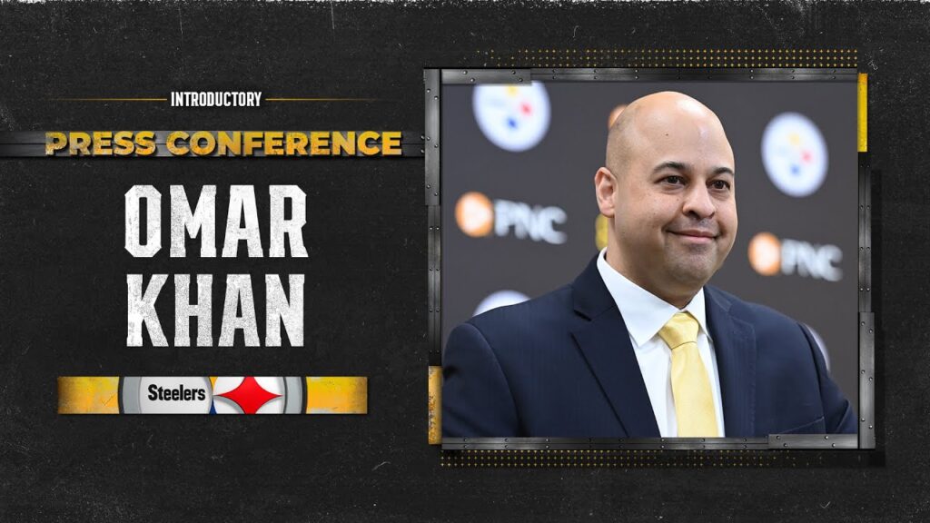 omar khan introduced as pittsburgh steelers general manager