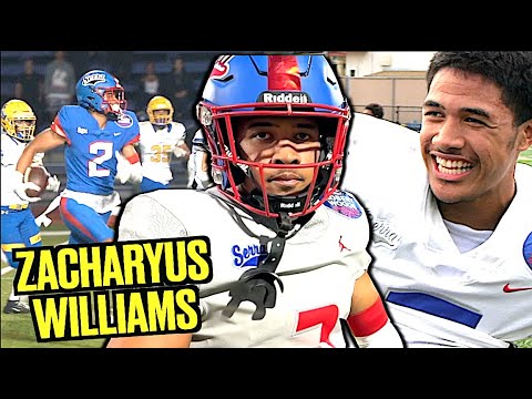 one of the best receivers in the country zacharyus williams serra h s ca senior szn spotlight