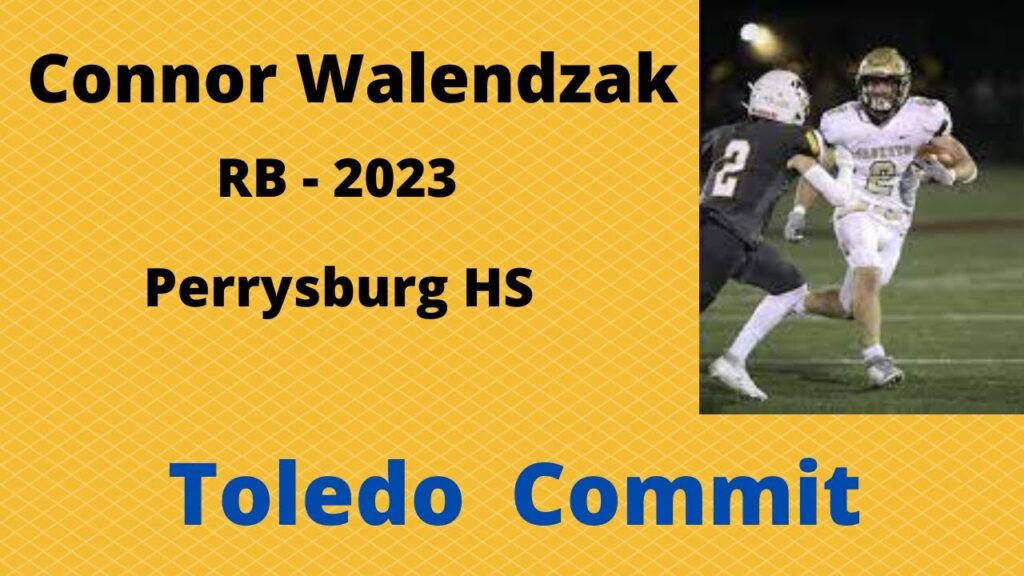 one on one with toledo commit connor walendzak rb from perrysburg hs