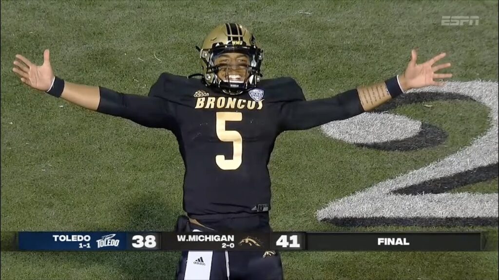 onside kick fake spike lead to a wild comeback for western michigan a breakdown