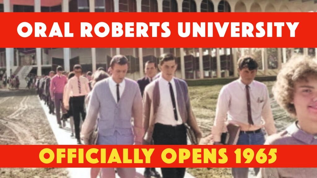 oral roberts university oru construction 1964 news report on start of tulsa college