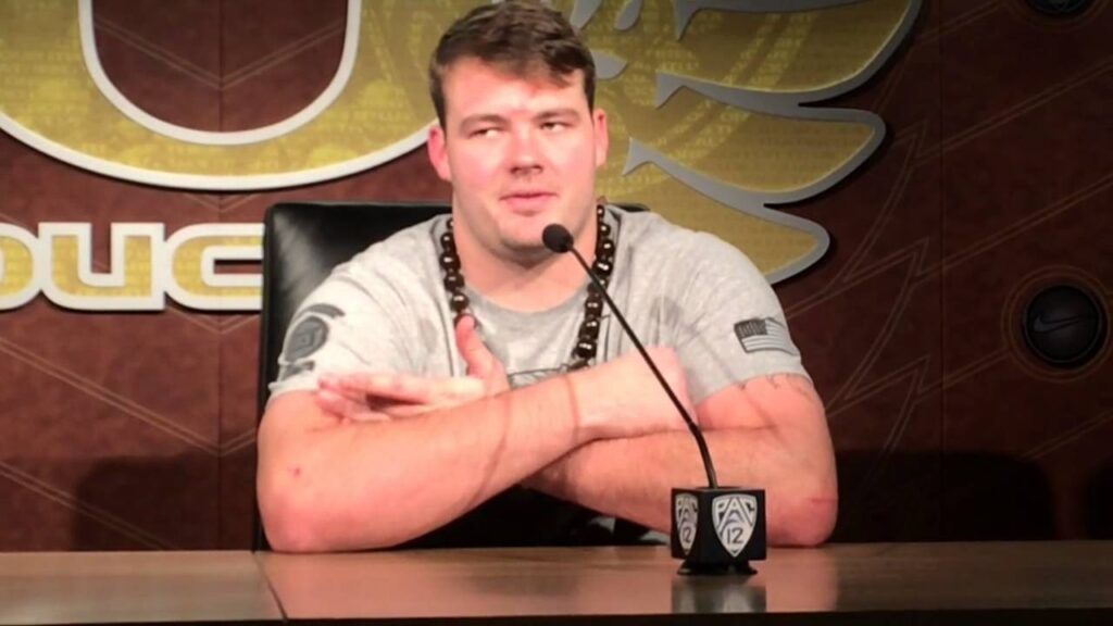 oregon ducks offensive lineman tyler johnstone on ducks civil war win