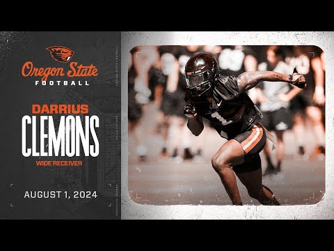 oregon state football interview darrius clemons 8 1 24