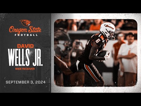 oregon state football interview david wells jr 9 3 24