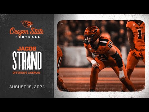 oregon state football interview jacob strand 8 19 24