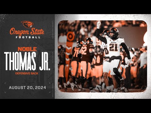 oregon state football interview noble thomas jr 8 20 24