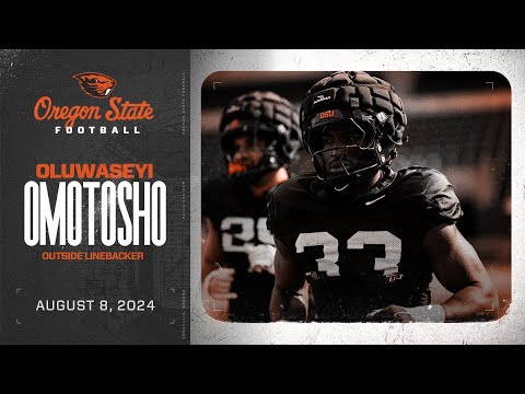 oregon state football interview oluwaseyi omotosho 8 8 24