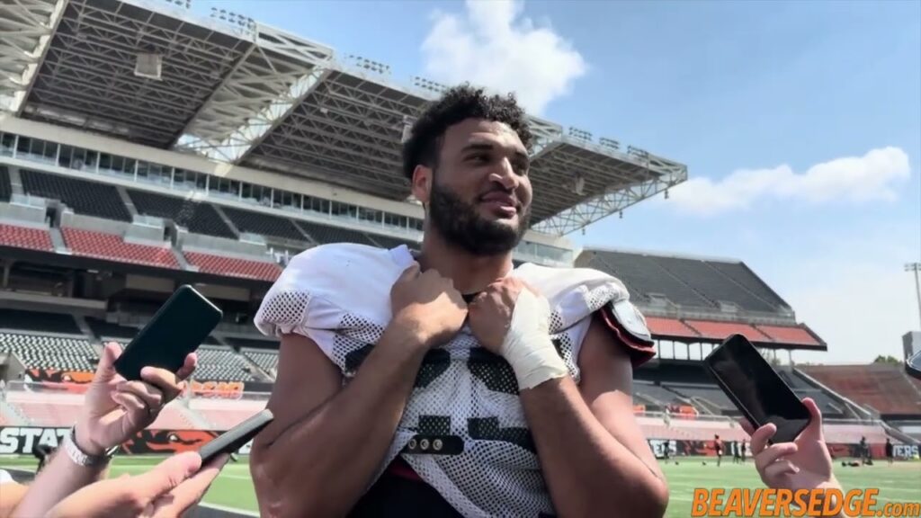 oregon state olb nikko taylor talks lb room pass rush more