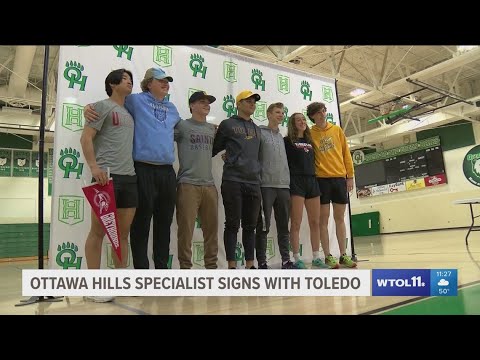 ottawa hills kicking specialist emilio duran signs with toledo football