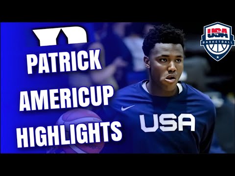 patrick ngongba fiba u18 americup highlights 2024 duke blue devil