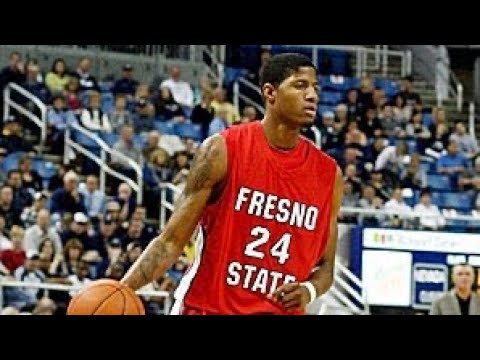 paul george unseen 2009 footage fresno state vs montana 30 points college basketball throwback