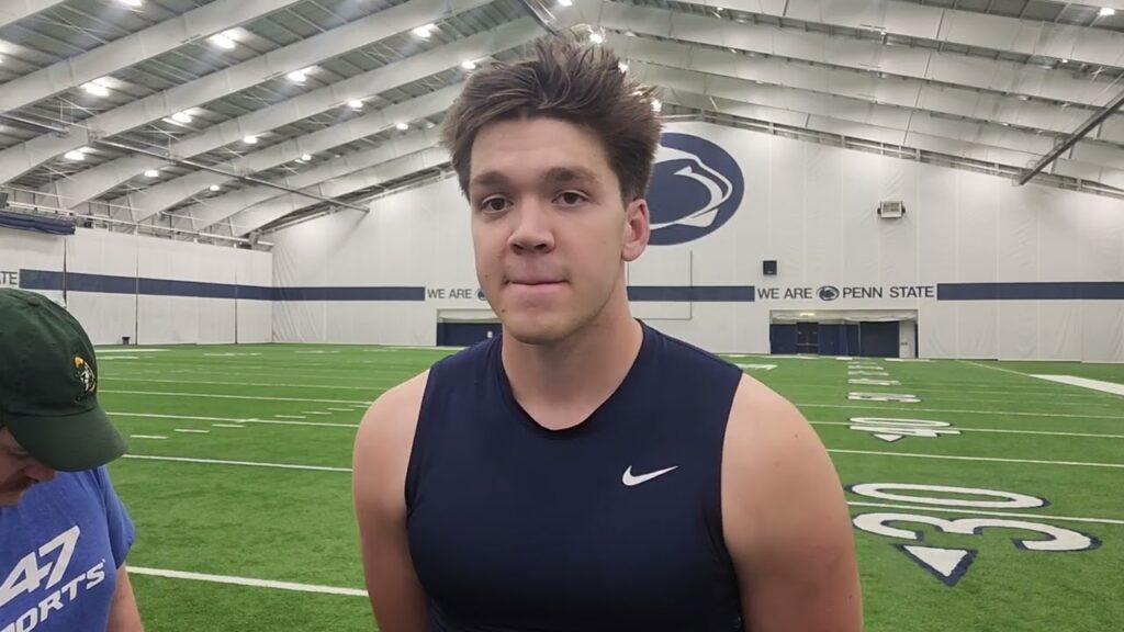 penn state football ls tyler duzansky talks sander sahaydak alex felkins and special teams unit