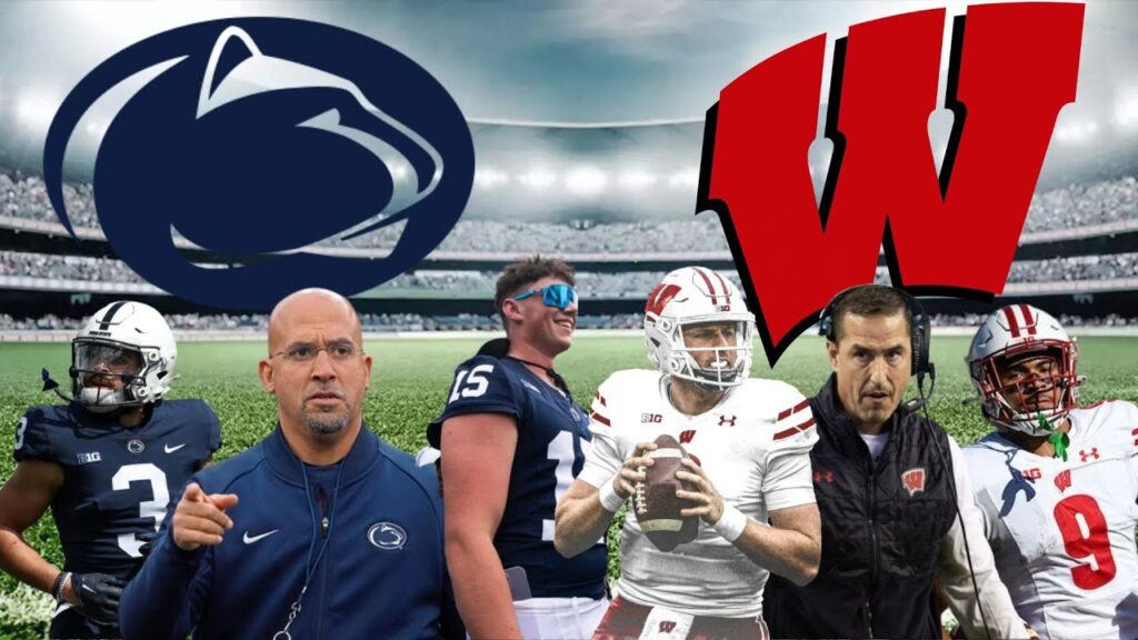 penn state nittany lions v wisconsin badgers week 9 2024 big 10 matchup college football 25