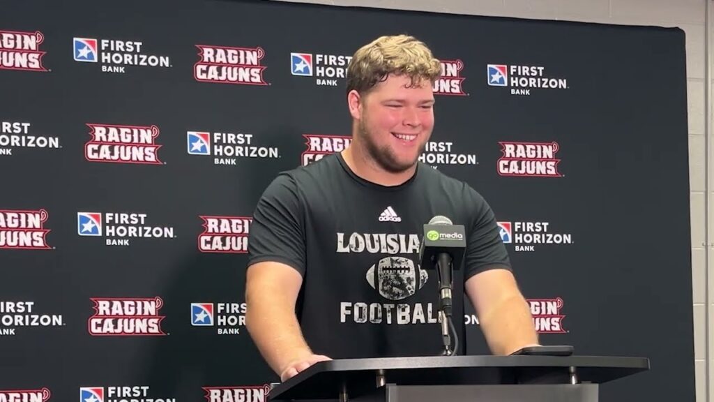 pineville product kaden moreau developing into veteran versatile standout for deep ragin cajuns ol