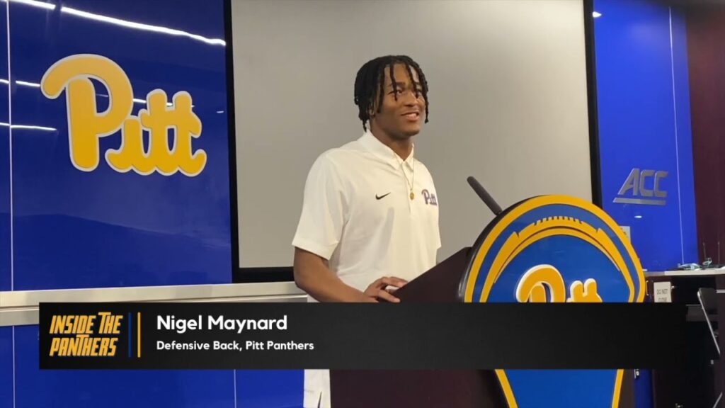 pitt db nigel maynard excited by aggressive scheme