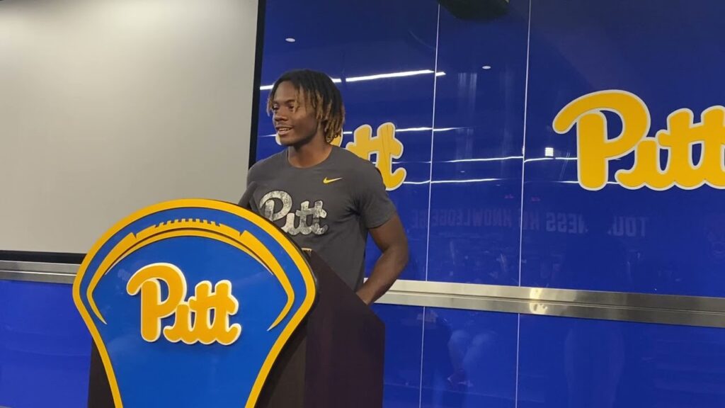 pitt db ryland gandy ready to start at cornerback