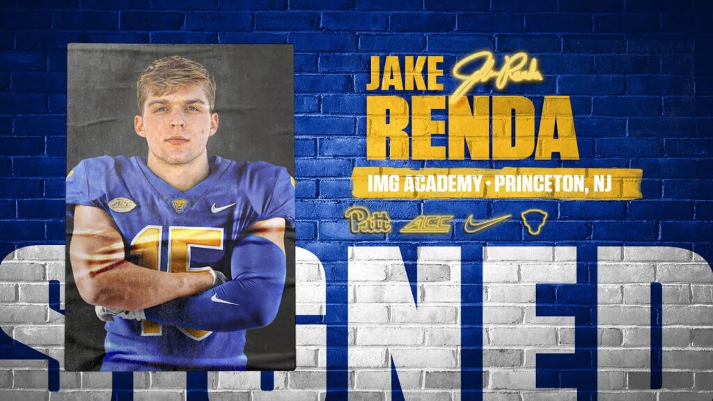 pitt football 2021 early nli jake renda