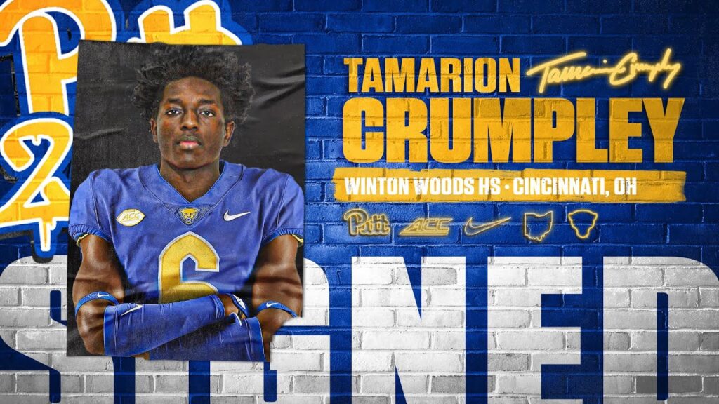 pitt football 2021 early nli tamarion crumpley