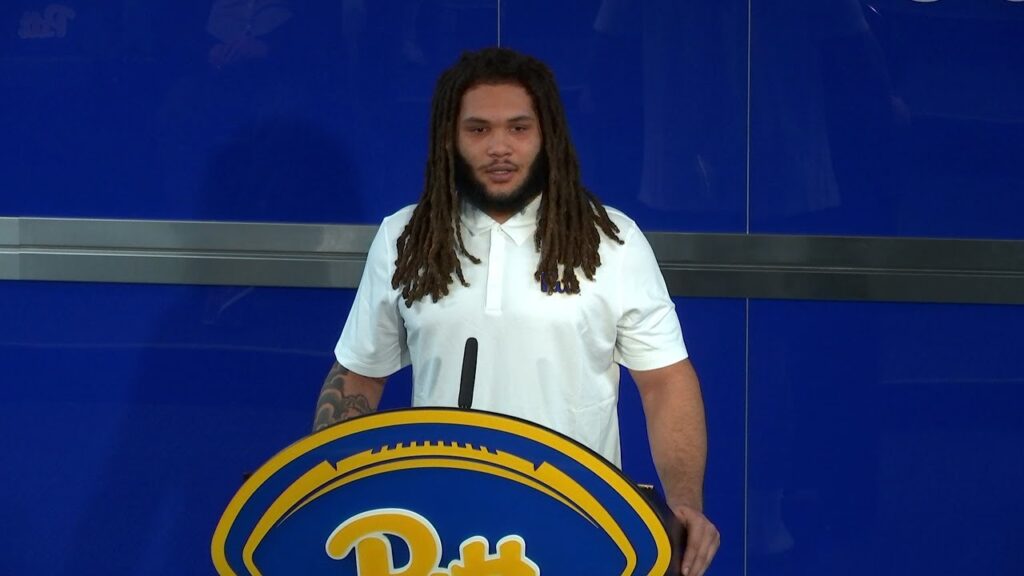 pitt football 2024 newcomer press conference sincere edwards