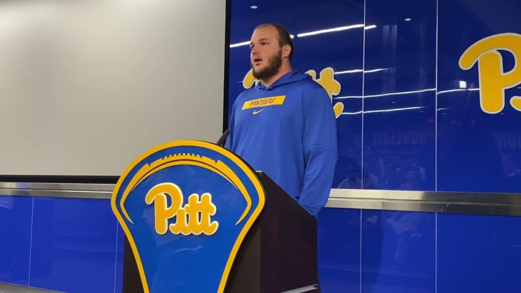 pitt rt ryan baer growing with the offense