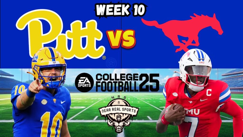 pittsburgh vs smu week 10 college football 25 predictions