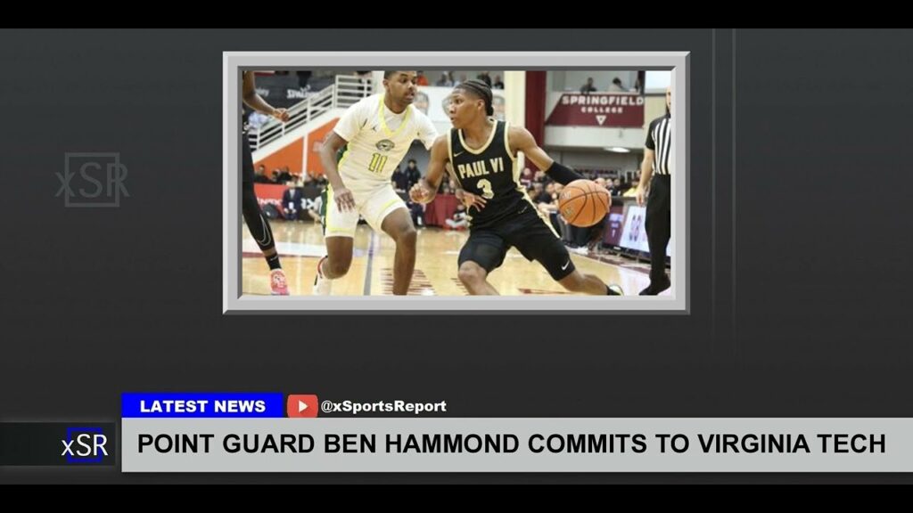 point guard ben hammond commits to virginia tech