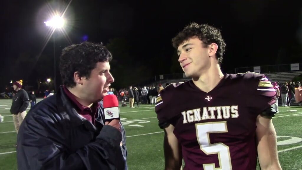 postgame interview with st ignatius college preps alex ditsch