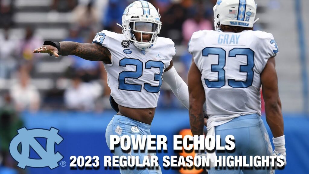 power echols 2023 regular season highlights north carolina lb