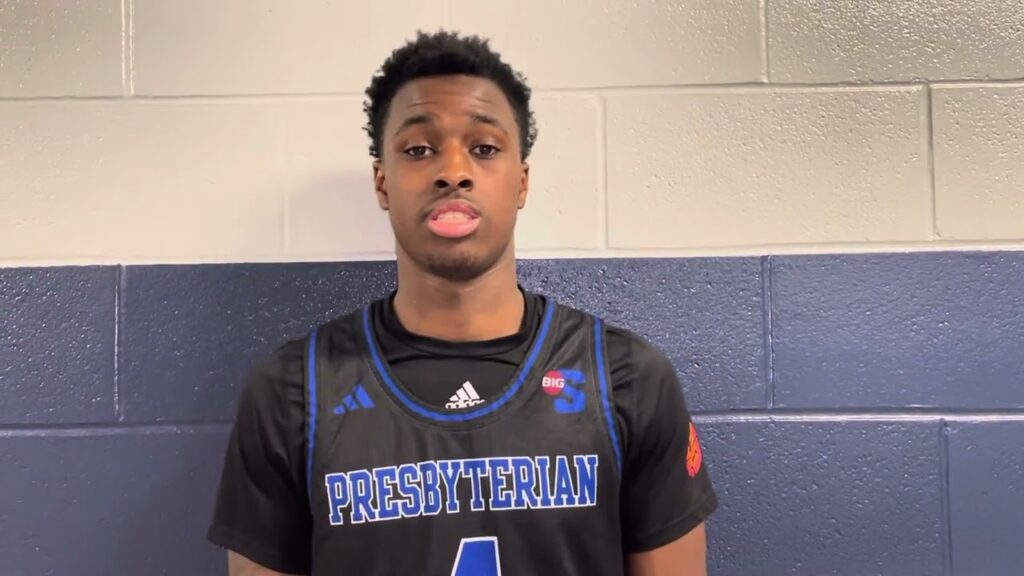 presbyterian freshman guard kory mincy after the win over northwestern state