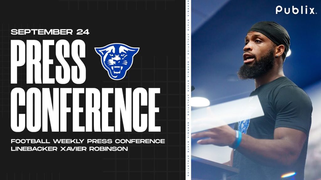 presser gsu press conference w lb xavier robinson 09 24 2024 football