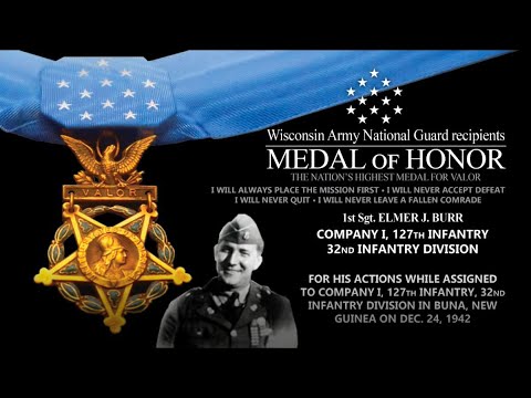 profiles in valor 1st sgt elmer burr wisconsin national guard medal of honor