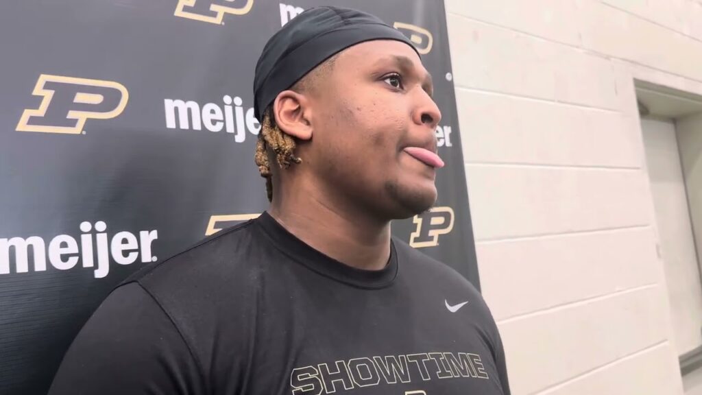 purdue dl joe anderson after spring practice