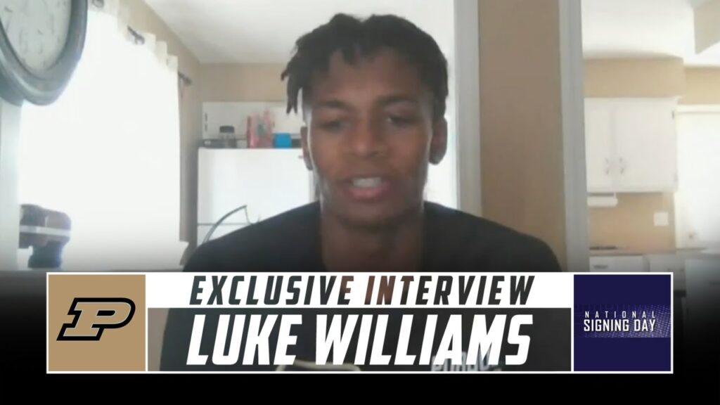 purdue signee luke williams on what he will bring to the boilermakers stadium